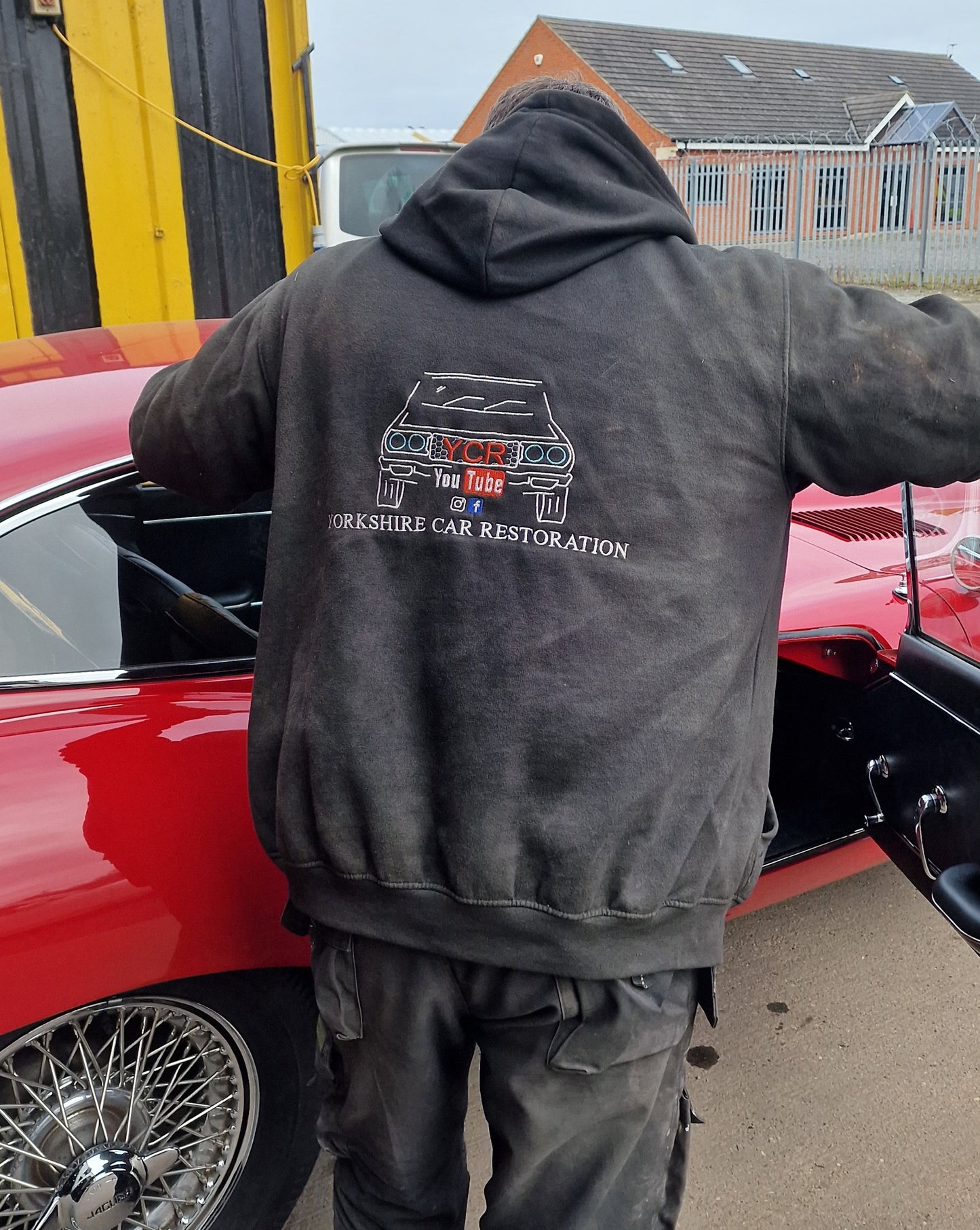 VERY LIMITED Zip Up Hoodie With OG YCR Logo