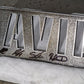 Rustic Steel Personalised Signed Name Plaque!!! Price Per Letter